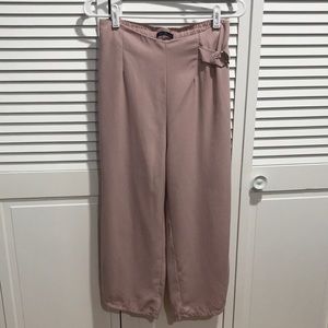 Blush Flowy Pants